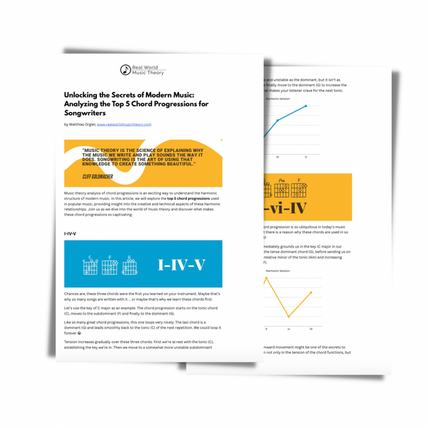 Unlocking the Secrets of Modern Music: Analyzing the Top 5 Chord Progressions for Songwriters